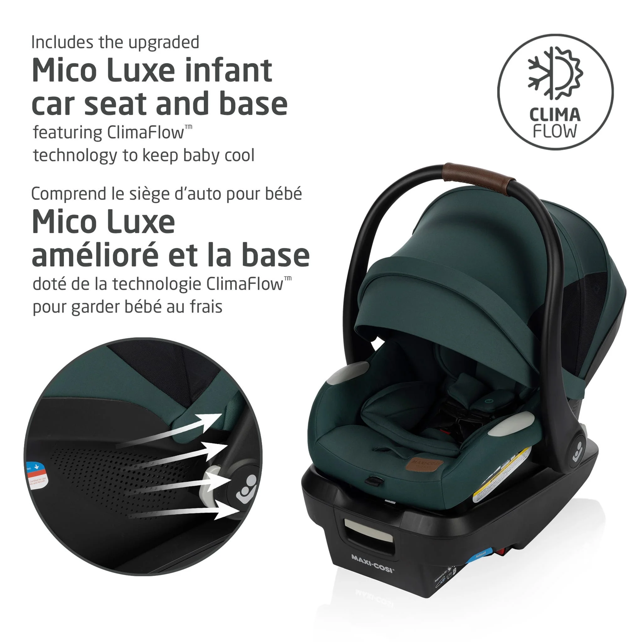 Système de Voyage Zelia Luxe 5 en 1 - Vert essentiel - Image 4