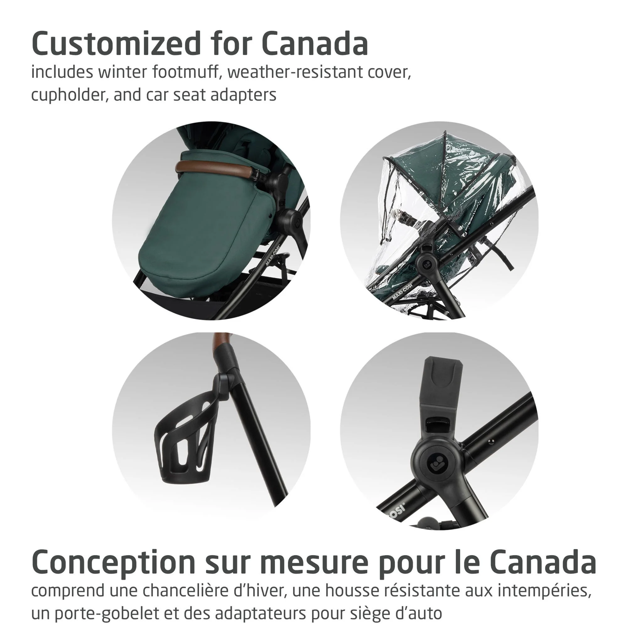 Système de Voyage Zelia Luxe 5 en 1 - Vert essentiel - Image 6