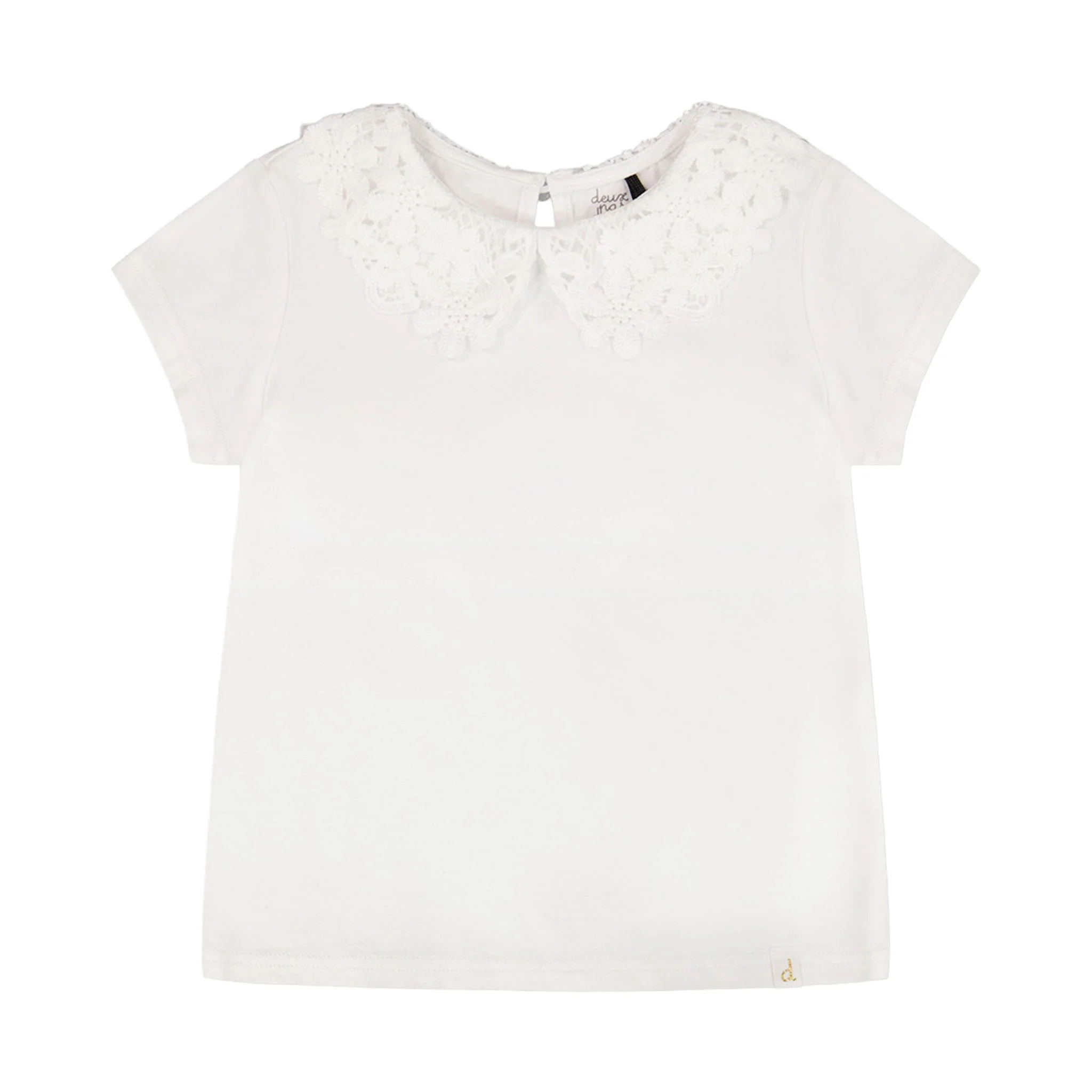 T-shirt Blanc Marguerites 3-6ans