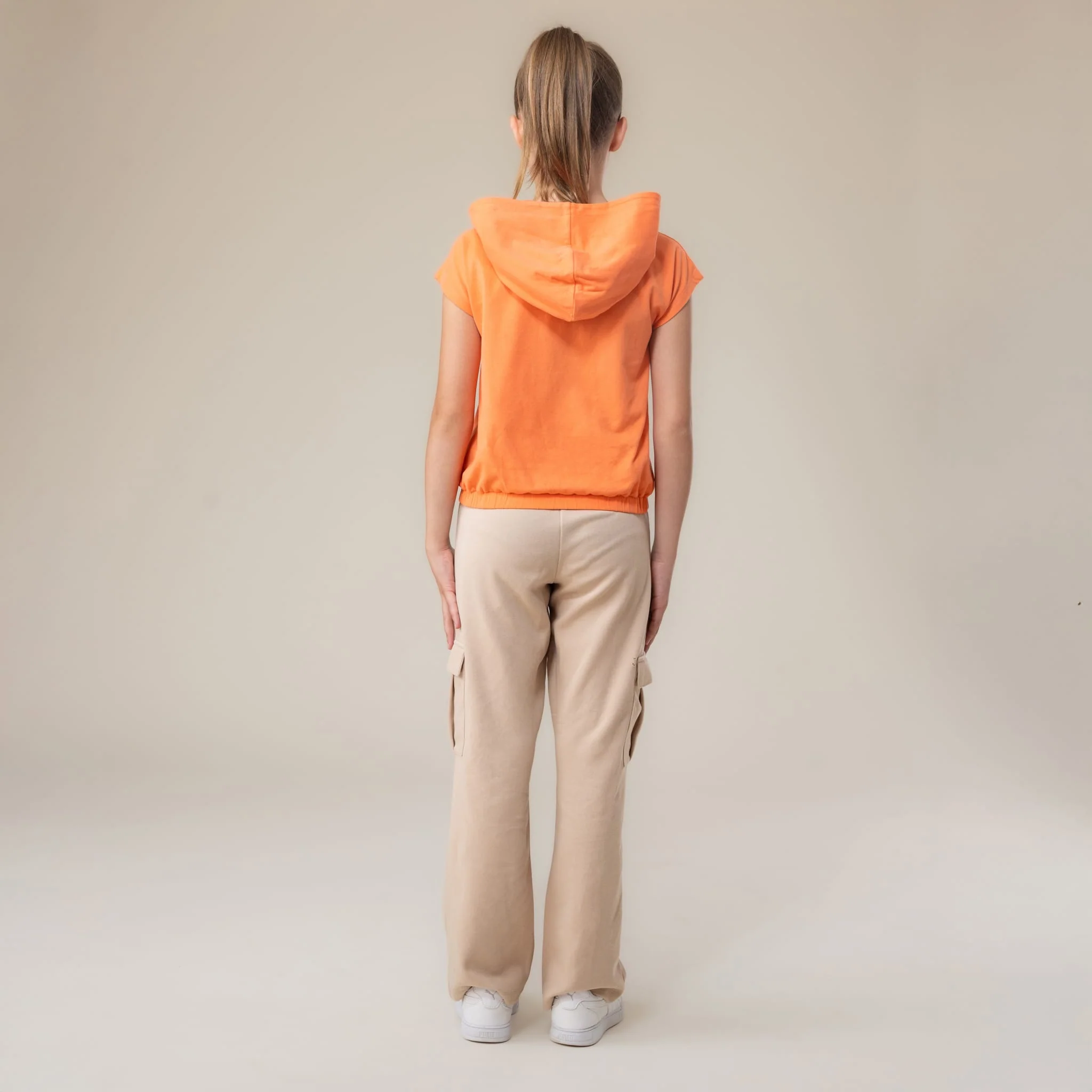 T-shirt Capuchon Fleurs 2-12ans - Image 5
