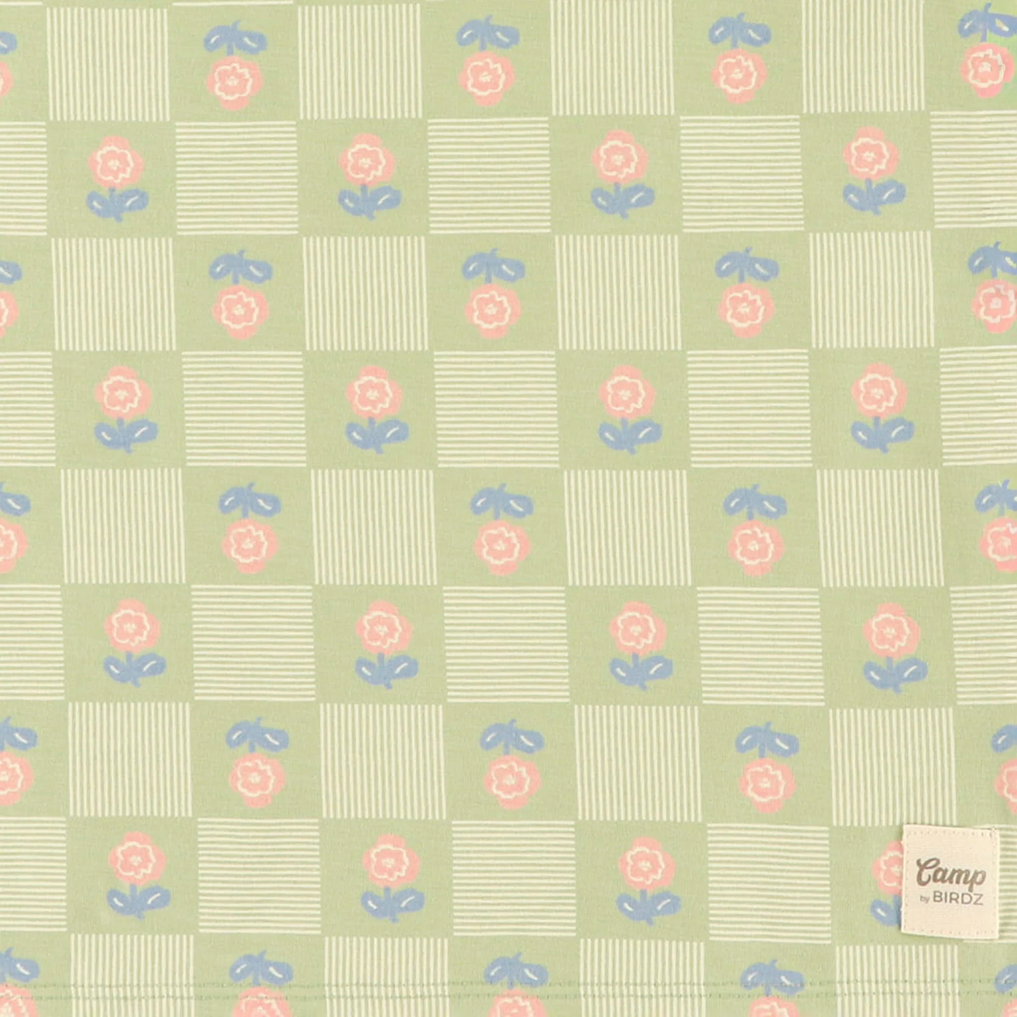 T-shirt Carreaux Floral 2-8ans - Image 4