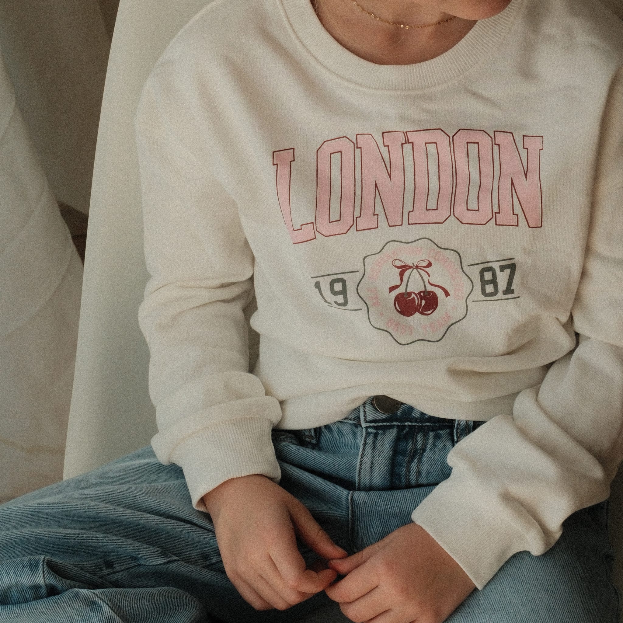 Gilet Ouaté Cerises London 7-14ans - Image 5