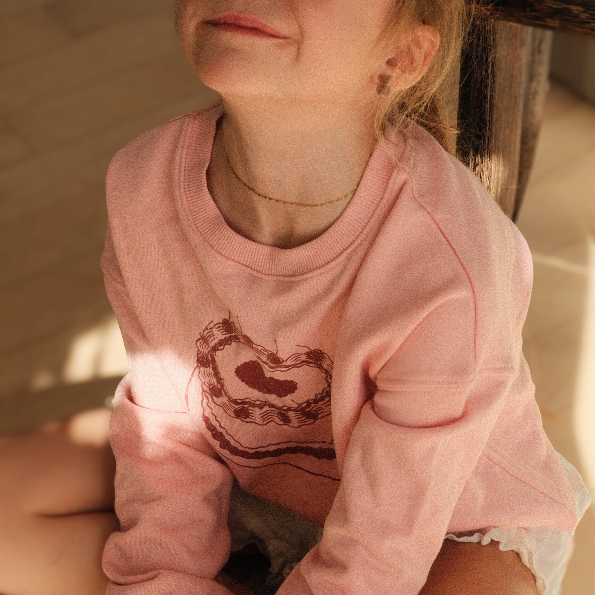 Gilet Ouaté Cerises Gâteau 7-14ans - Image 2