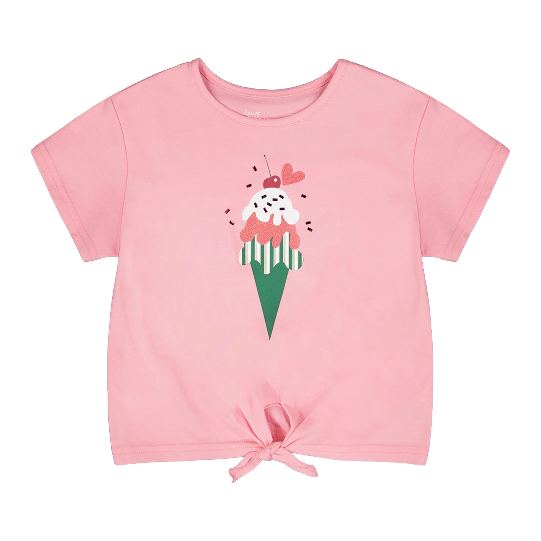 T-shirt Crème Glacé Cerise 3-6ans