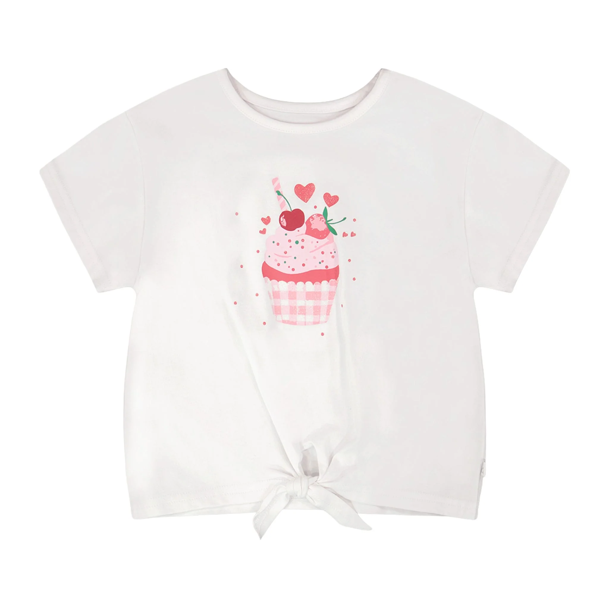 T-shirt Cupcake Cerise 7-10ans