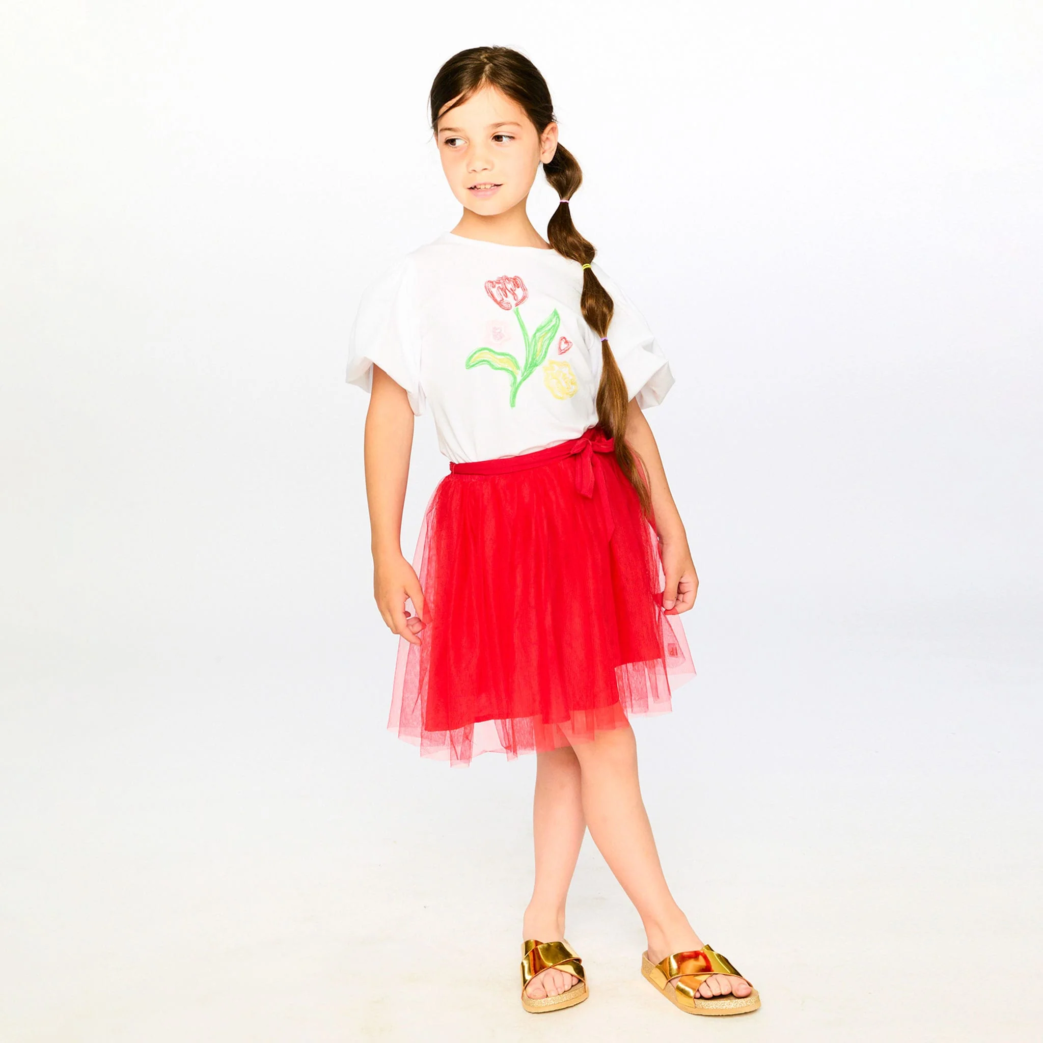 T-shirt Fleur Jonquilles 3-6ans - Image 2