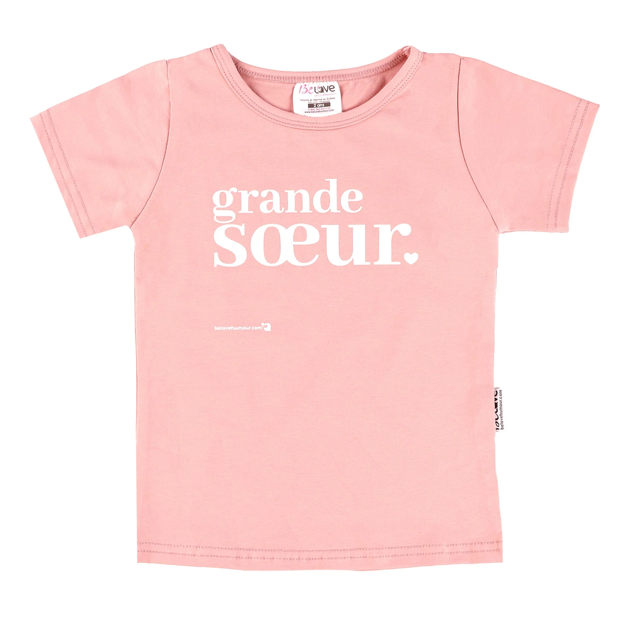 T-shirt Grande Soeur 2-4ans - Image 2
