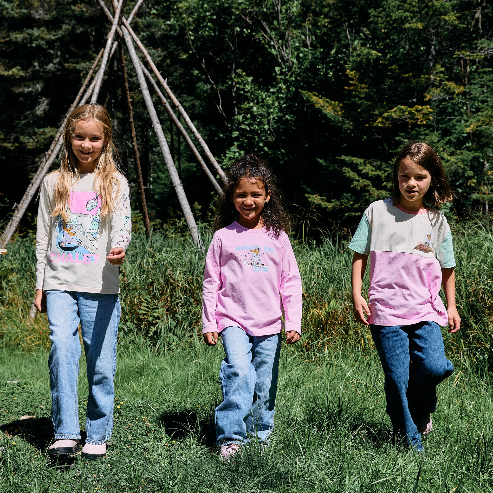 T-shirt Manches Longues Ours Ski 2-10ans - Image 3