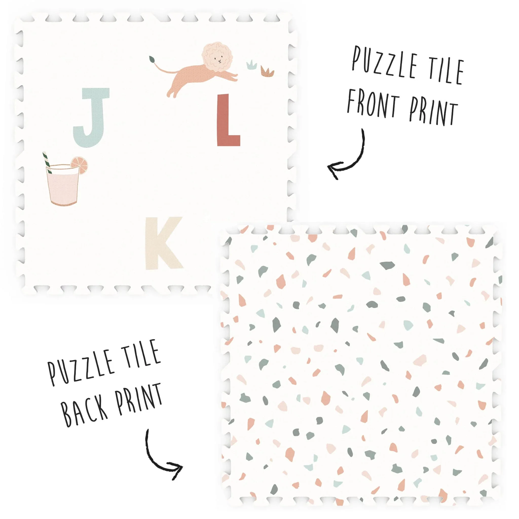 Tapis De Jeu Alphabet / Terrazzo - Image 7