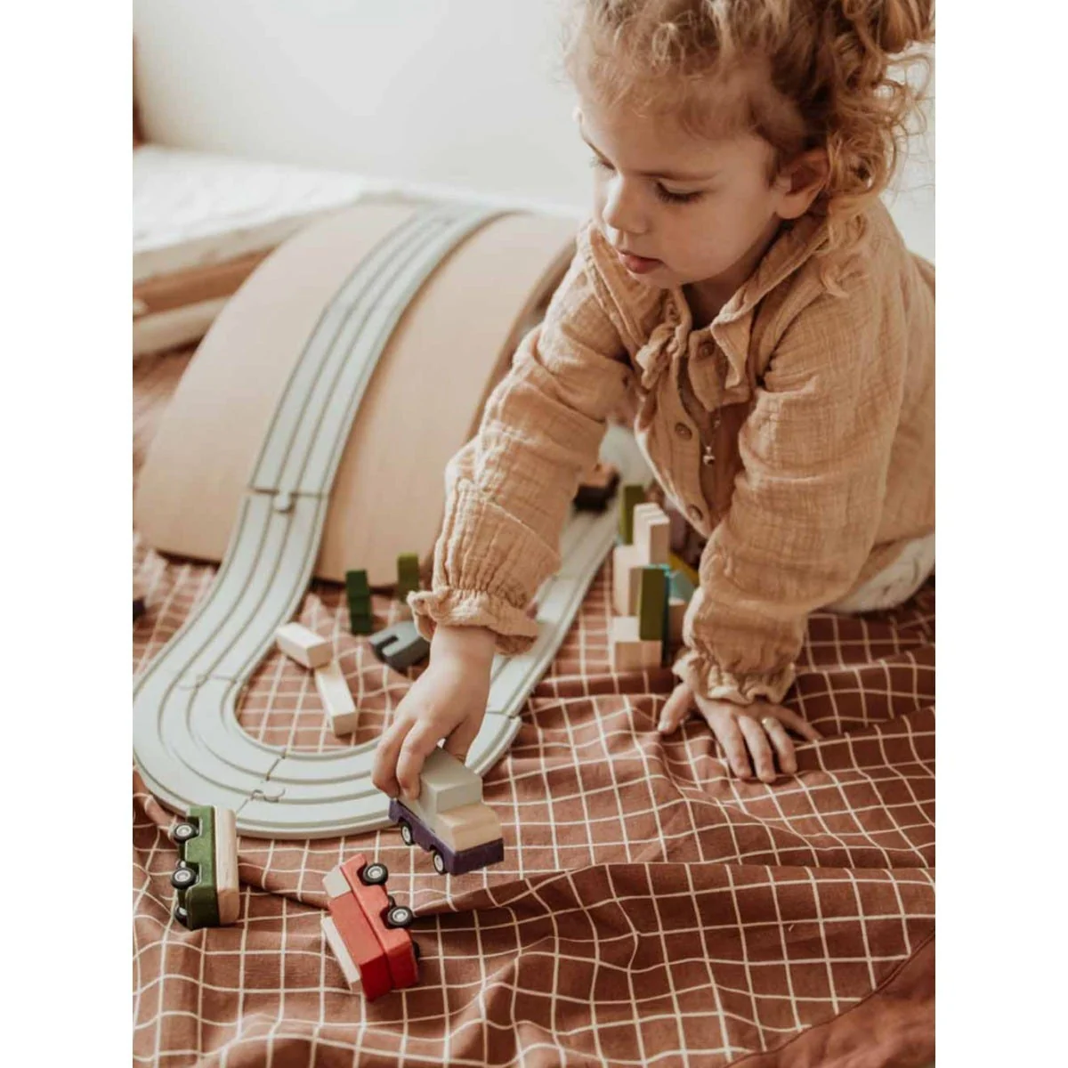 Tapis Play N go Rangement - Marron - Image 9