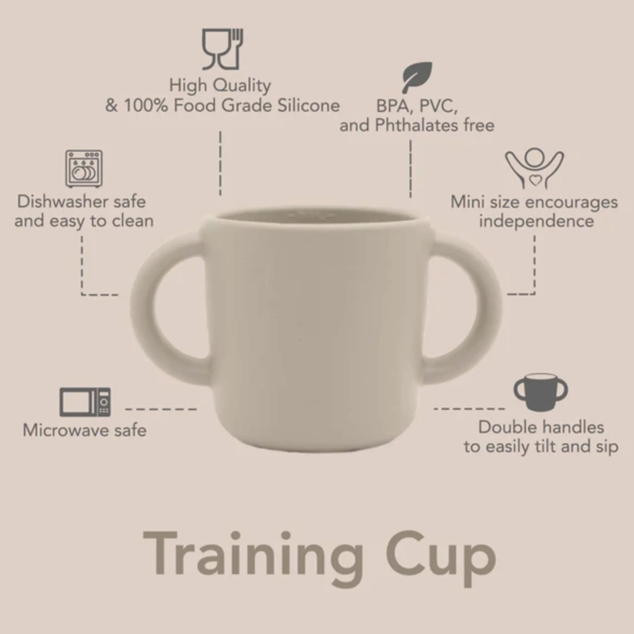 Tasse Silicone Verte 8oz - Image 2