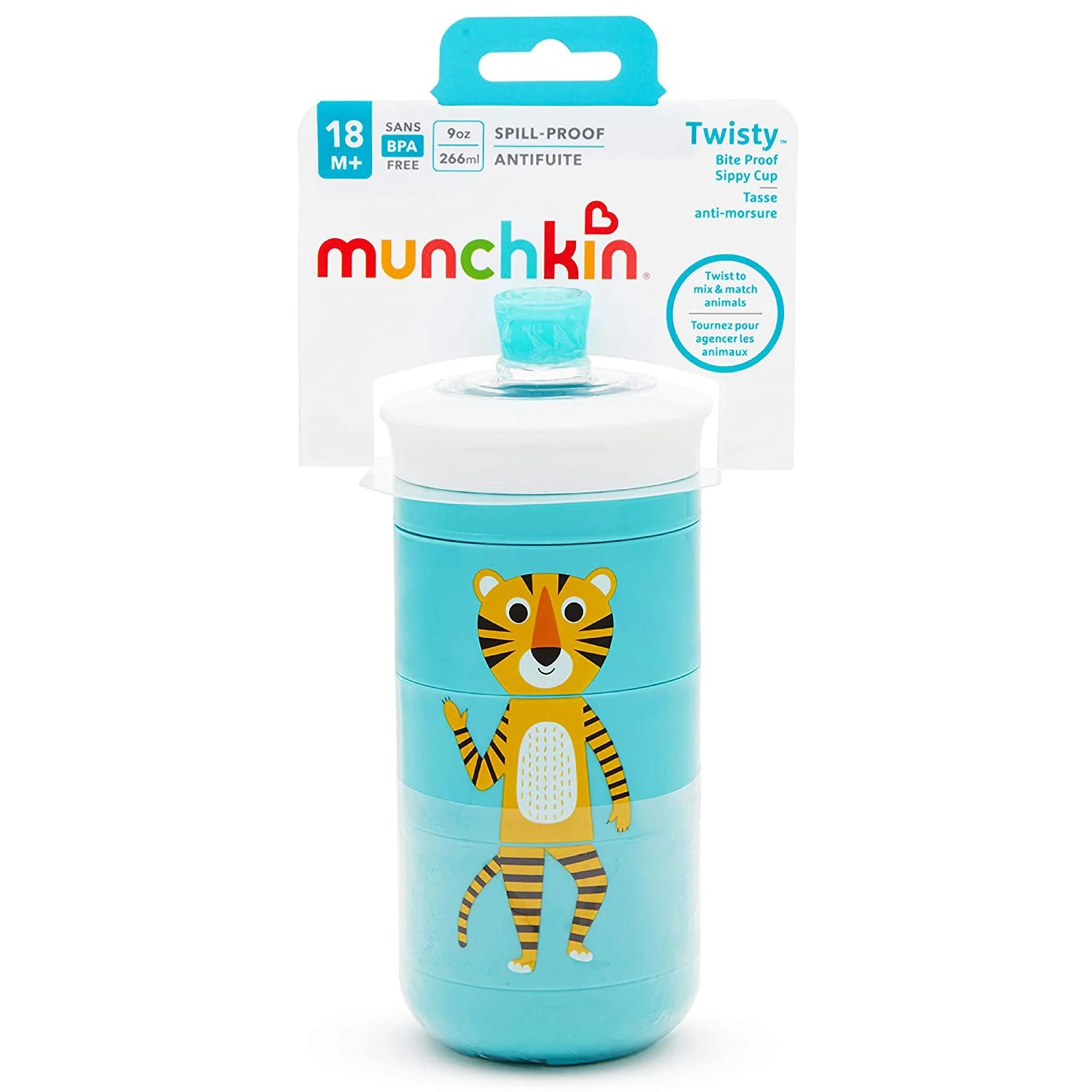 Tasse Twisty 9oz - Animaux Bleus - Image 4