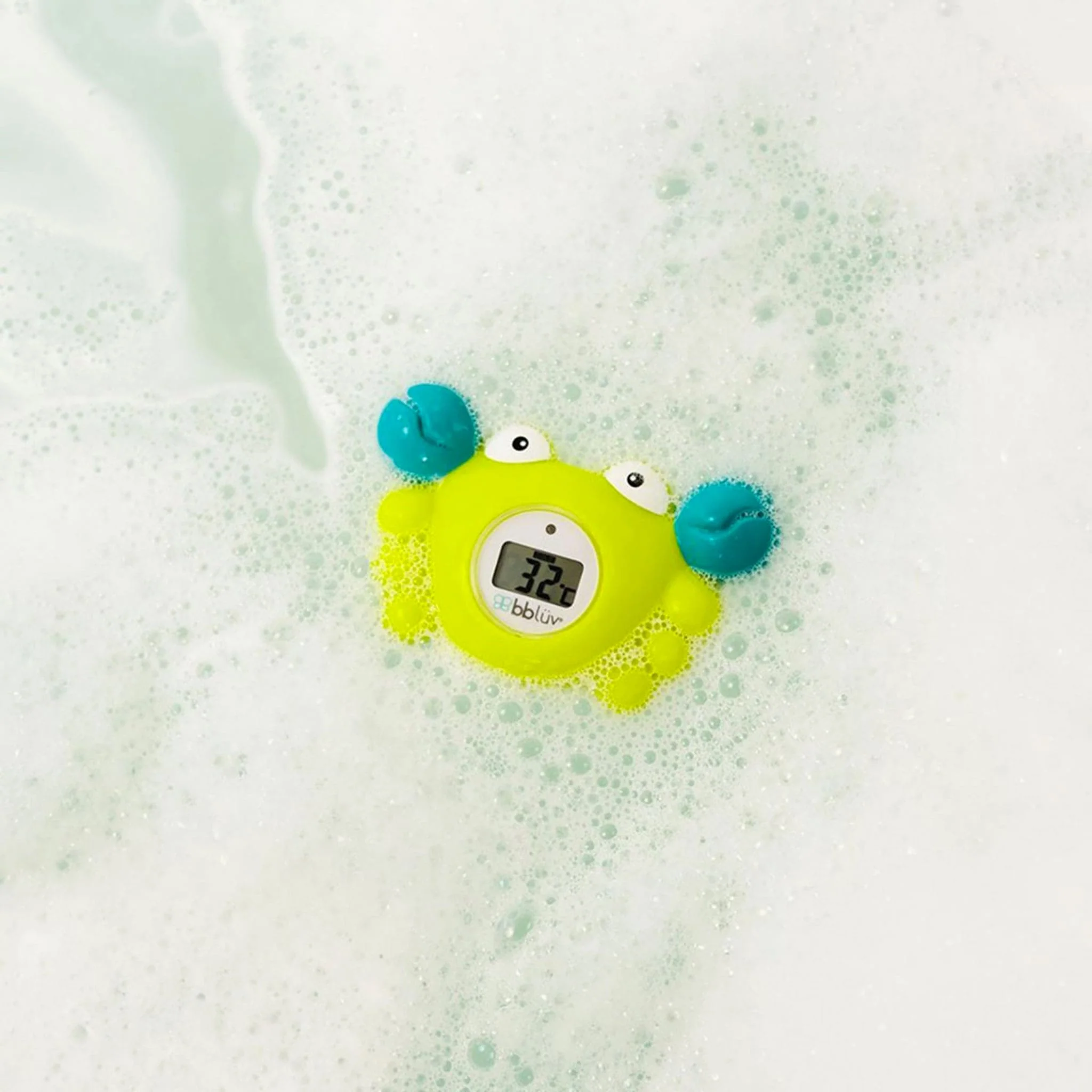 Thermomètre de Bain Crabe Krab - Bleu / Vert - Image 3