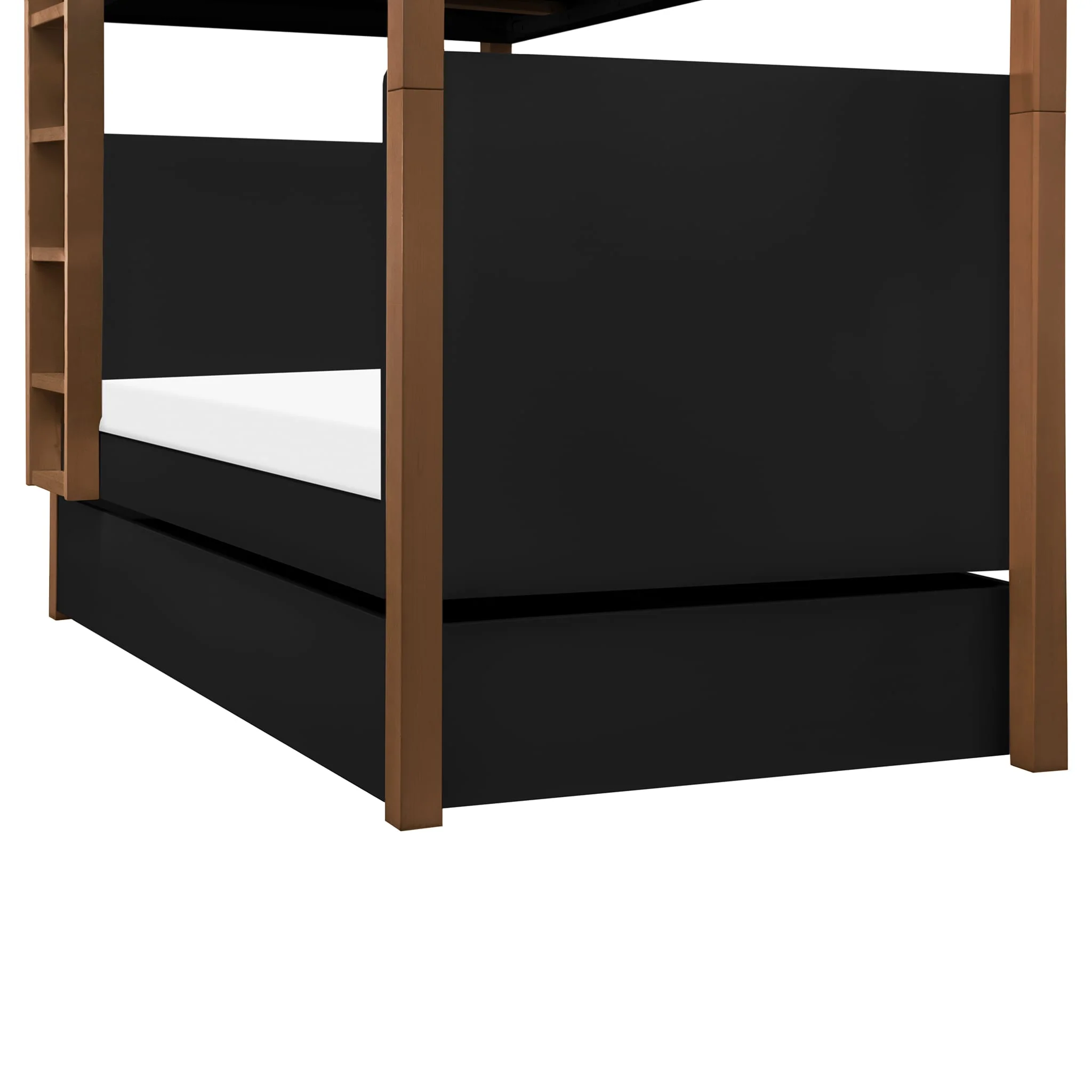 Tiroir de Rangement pour Lit Gigogne Simple Universel - Noir - Image 5
