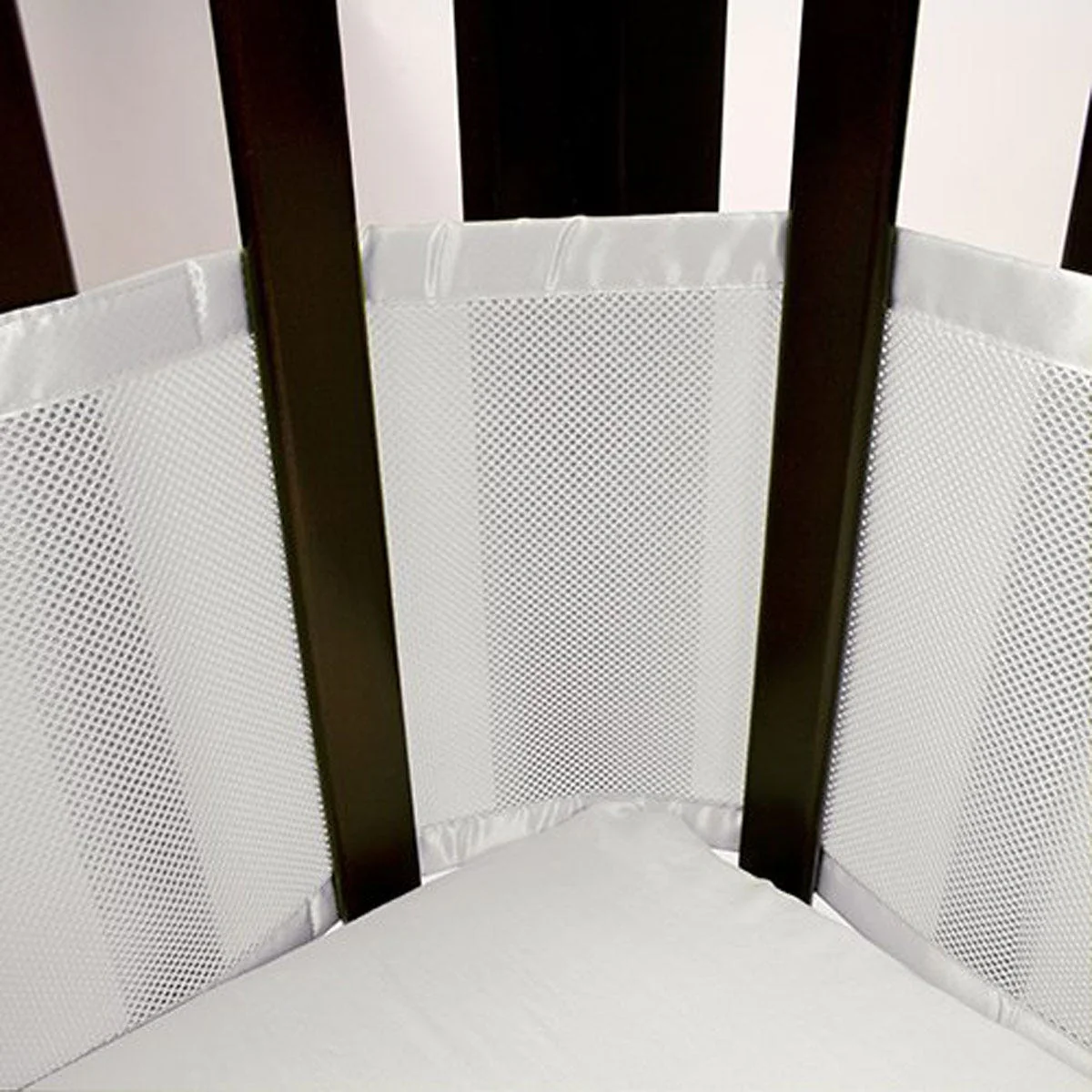 Tour de Lit Bébé en Maille - Blanc - Image 5