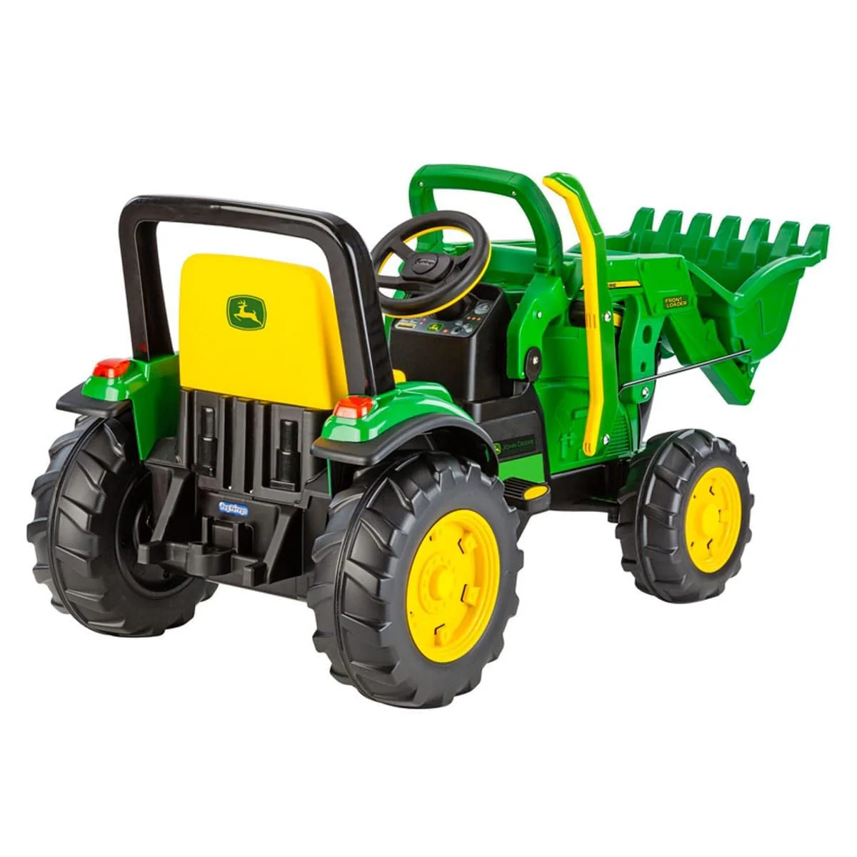 Gros Tracteur John Deere avec Chargeur Frontal - Vert et Jaune - Image 5