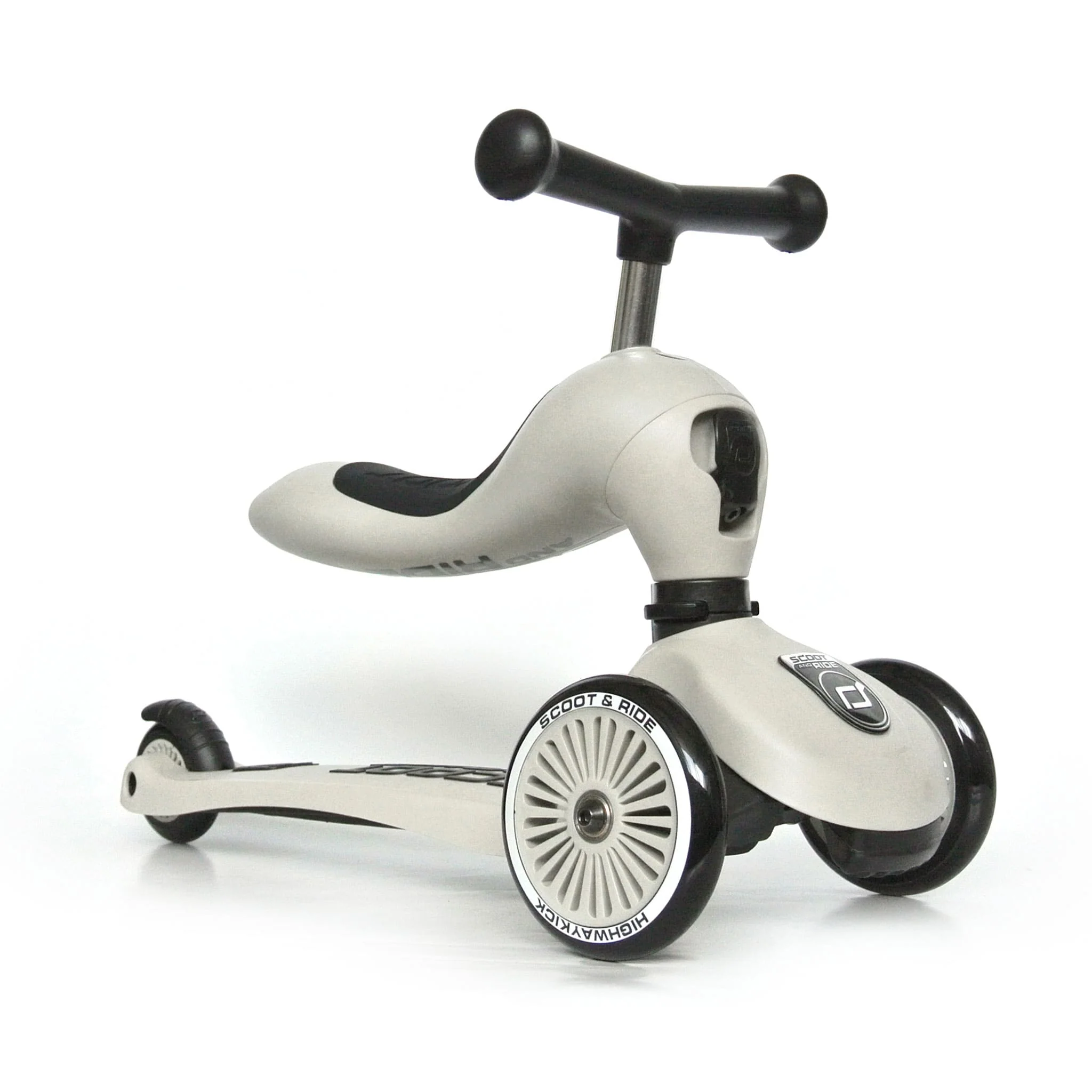 Trottinette 2-en-1 Highwaykick 1 - Cendré - Image 3