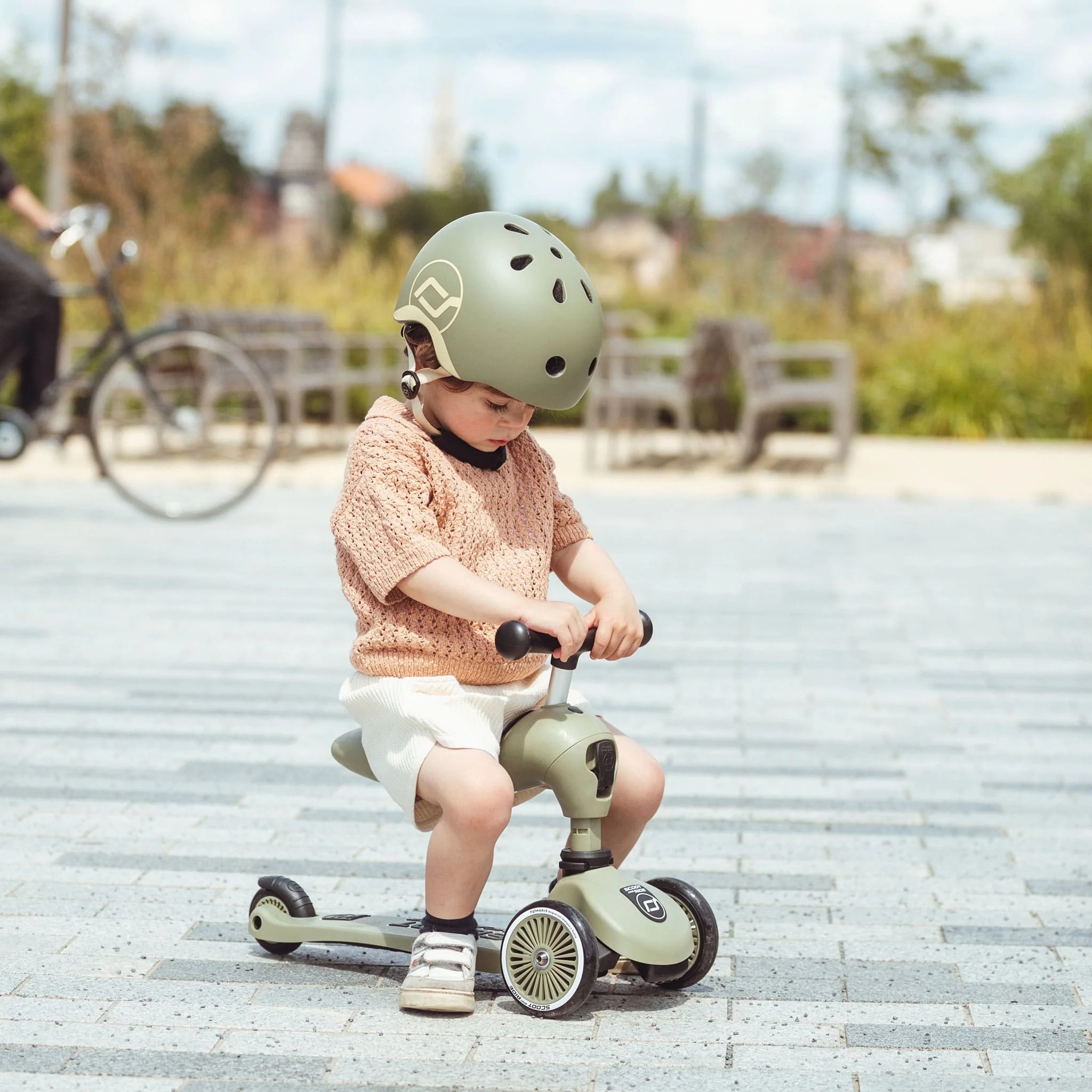 Trottinette 2-en-1 Highwaykick 1 - Olive - Image 2