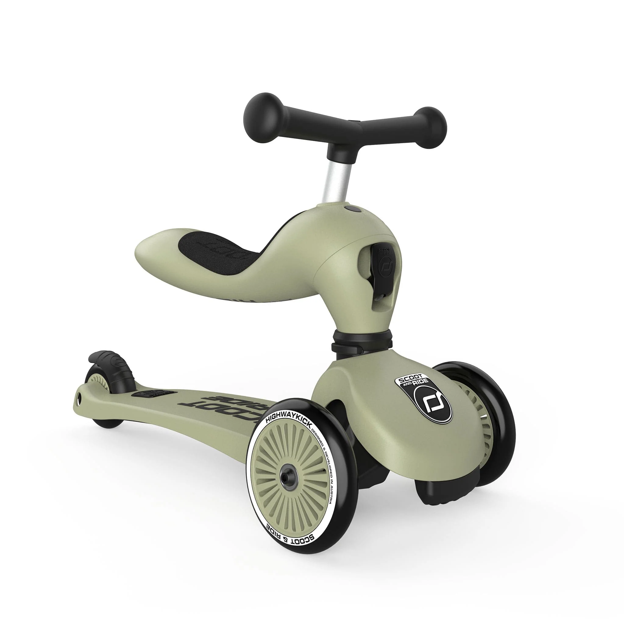 Trottinette 2-en-1 Highwaykick 1 - Olive - Image 3