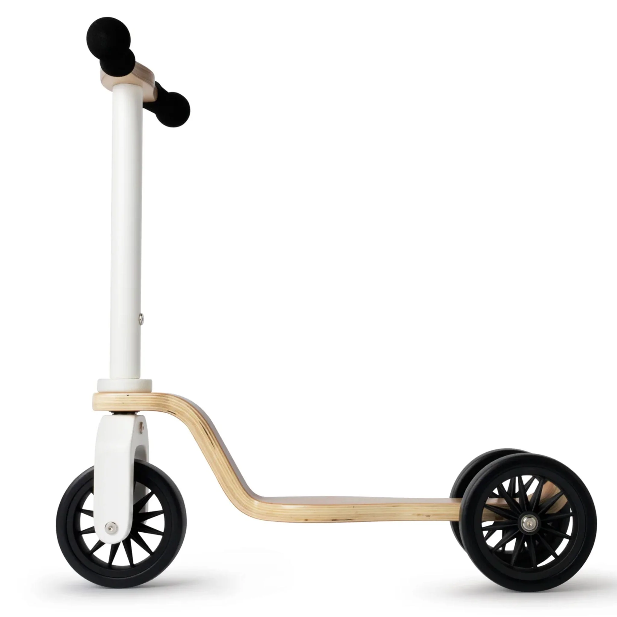 Trottinette Kinderscooter - Naturel / Blanc - Image 3