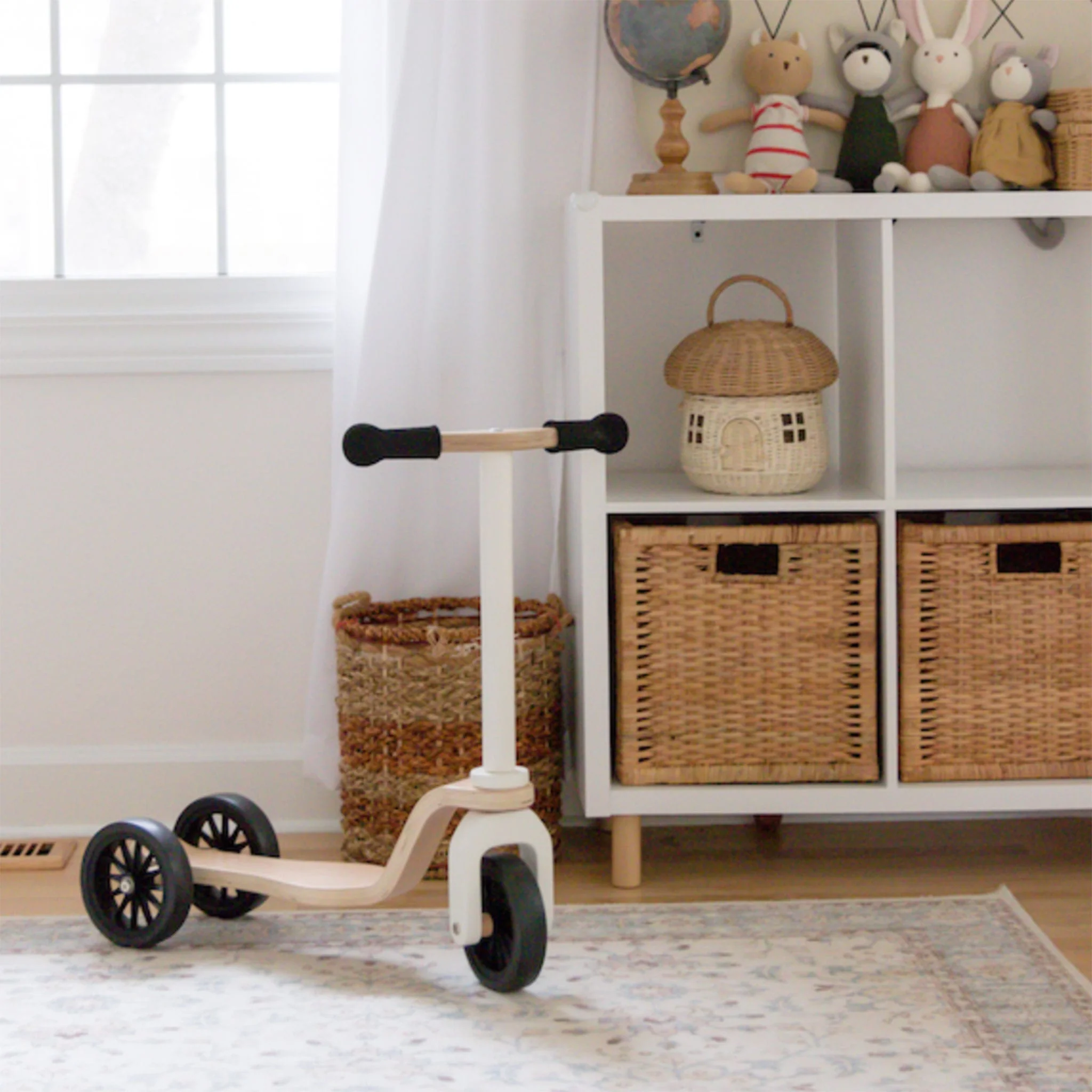Trottinette Kinderscooter - Naturel / Blanc - Image 4