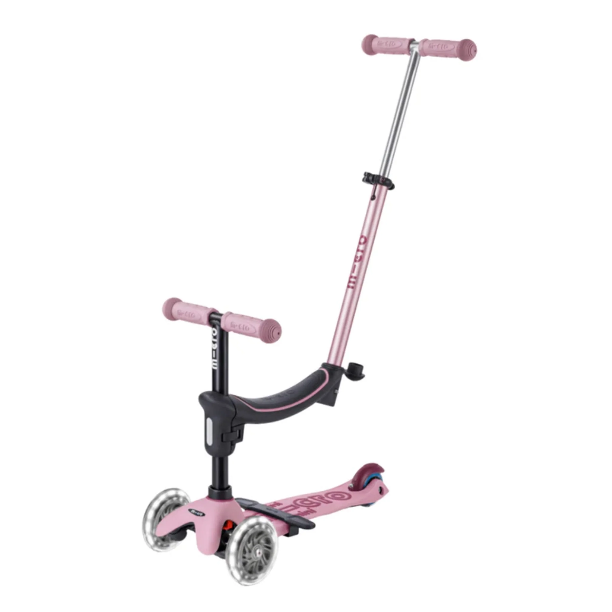 Trottinette Mini Rock&go LED - Dusty Rose - Image 7
