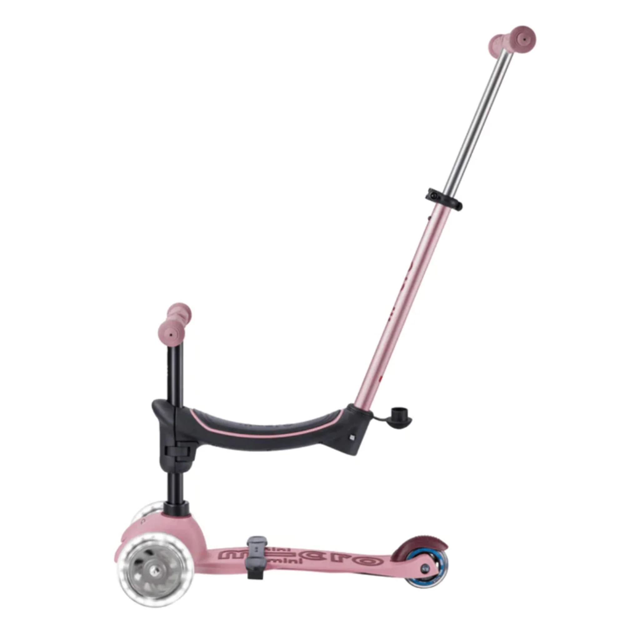 Trottinette Mini Rock&go LED - Dusty Rose - Image 8
