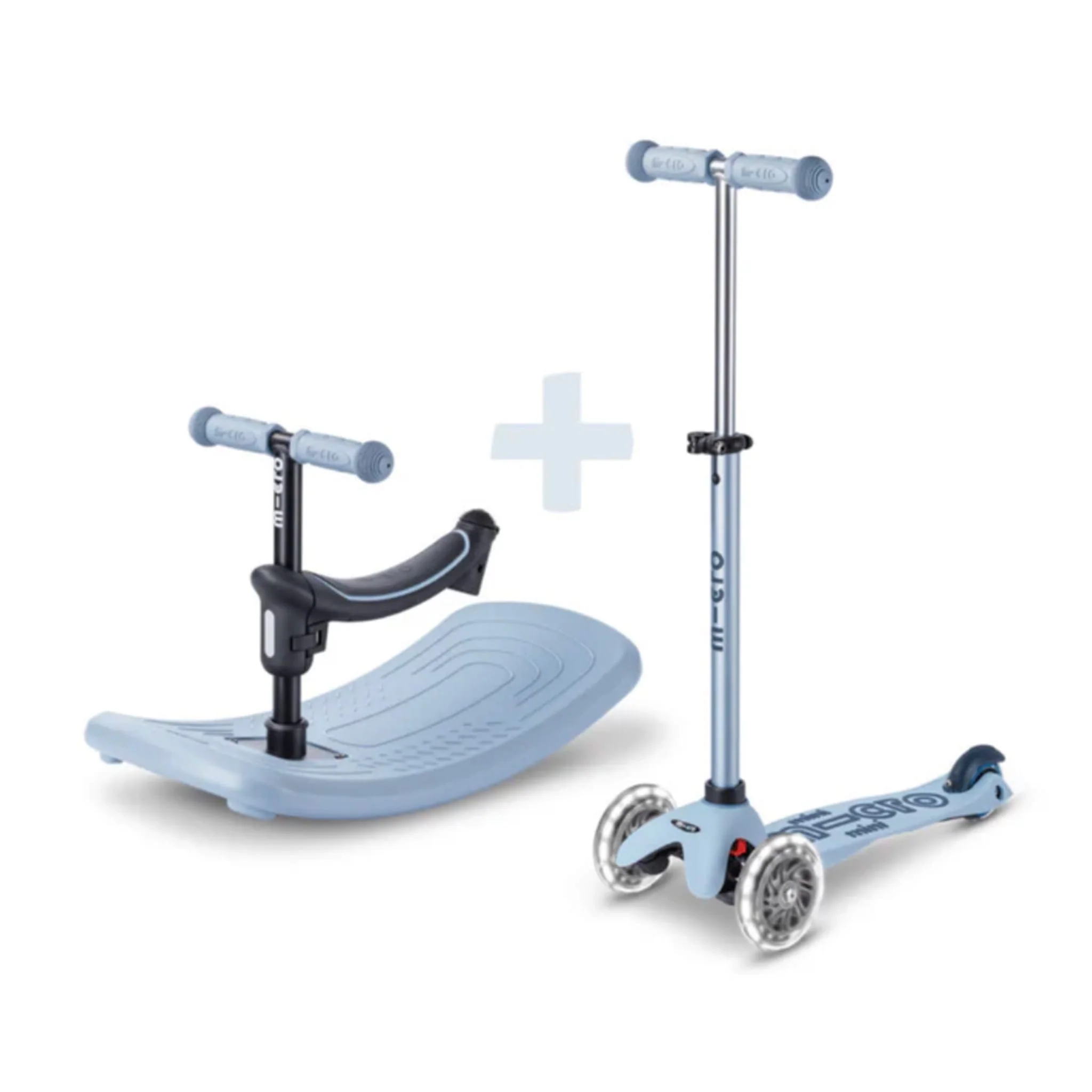 Trottinette Mini Rock&go LED - Océan - Image 2
