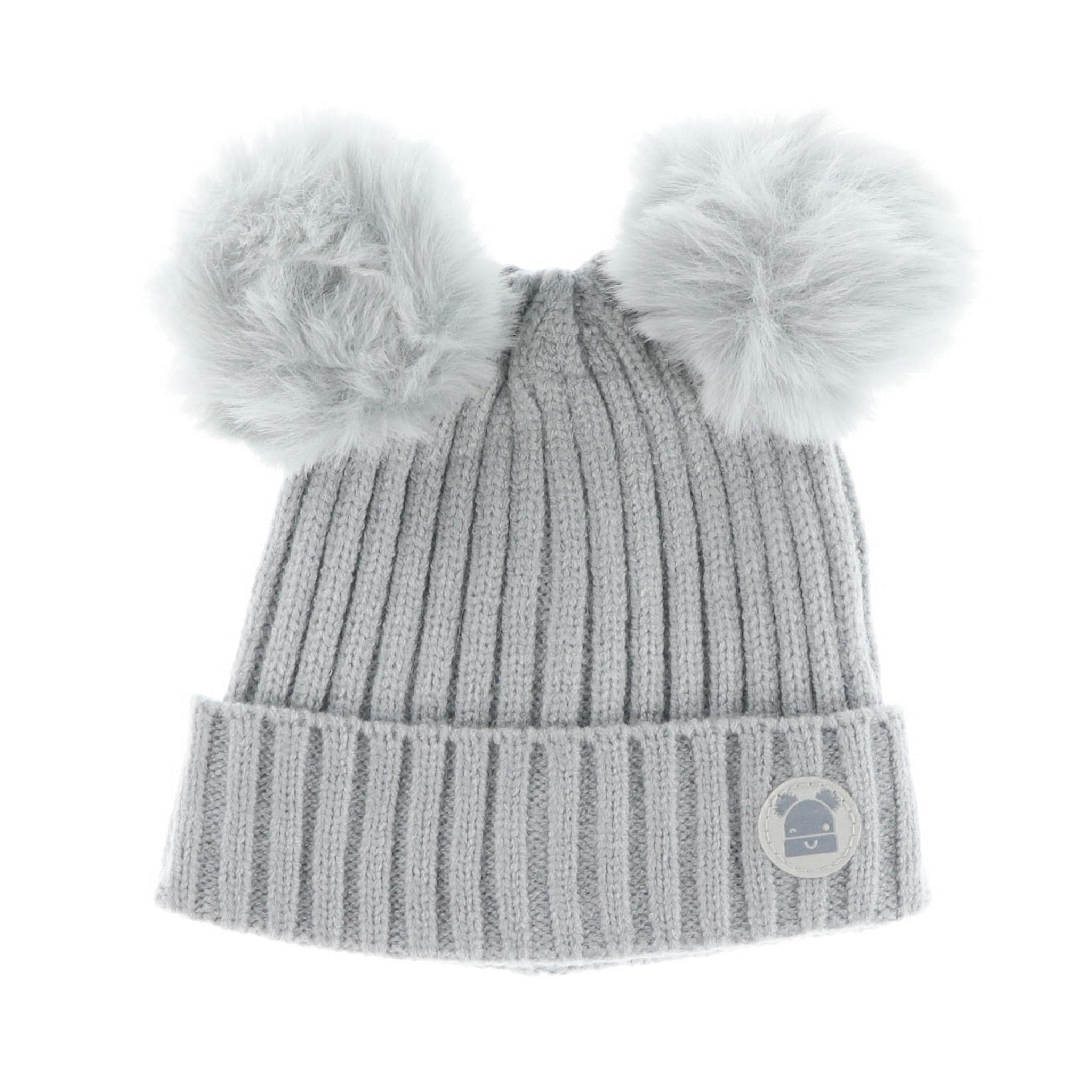 Tuque Double Pompon Nouveau-Né