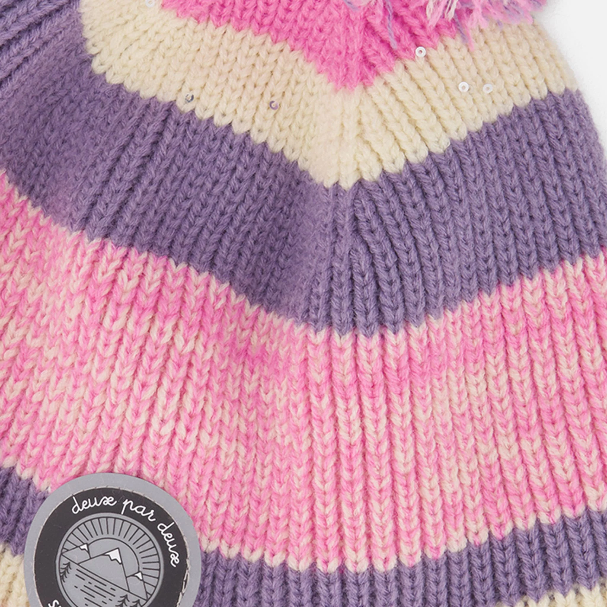 Tuque Tricot Rayée 2-14ans - Image 4