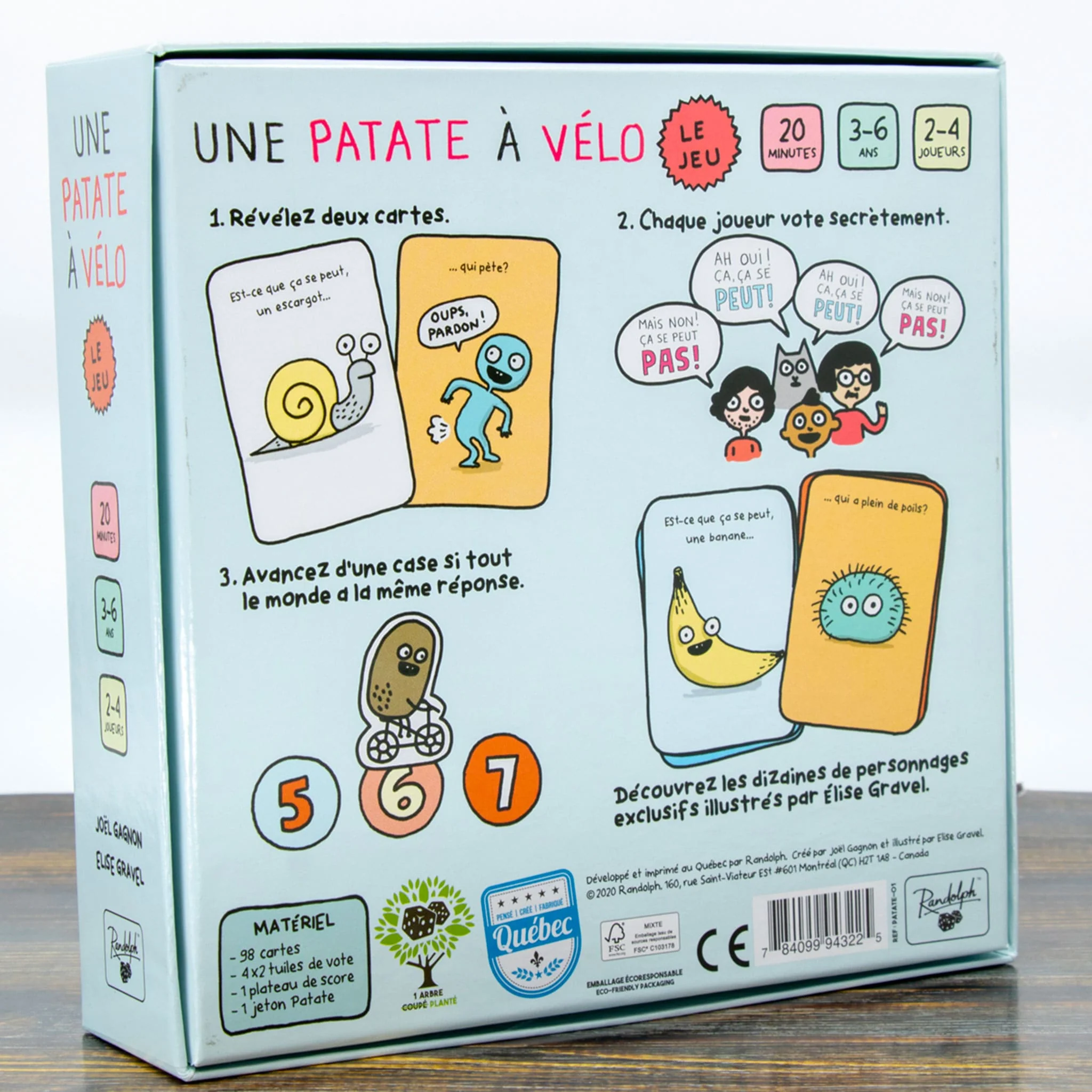 Jeu de Société Une Patate À Vélo - Le Jeu - Image 4