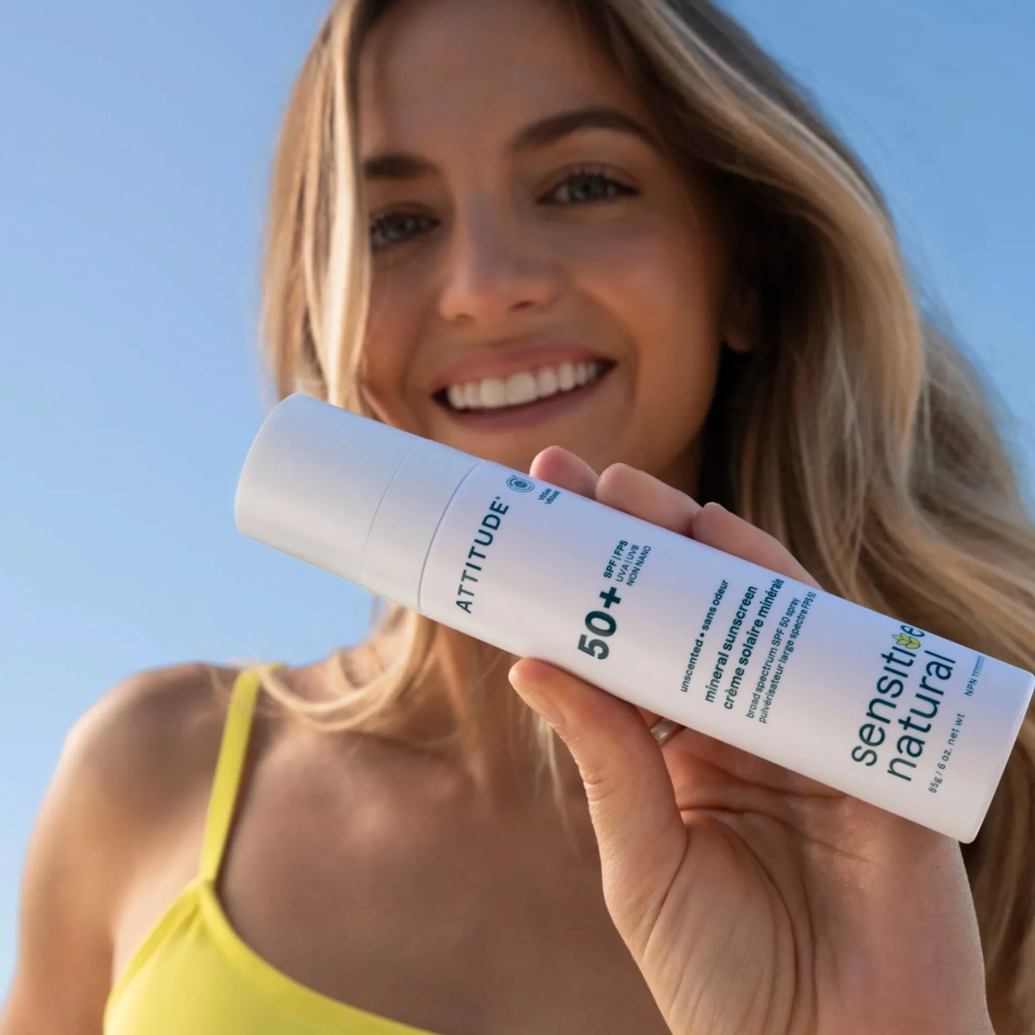 Spray Solaire Visage et Corps - Peau Sensible FPS 50 - Image 2