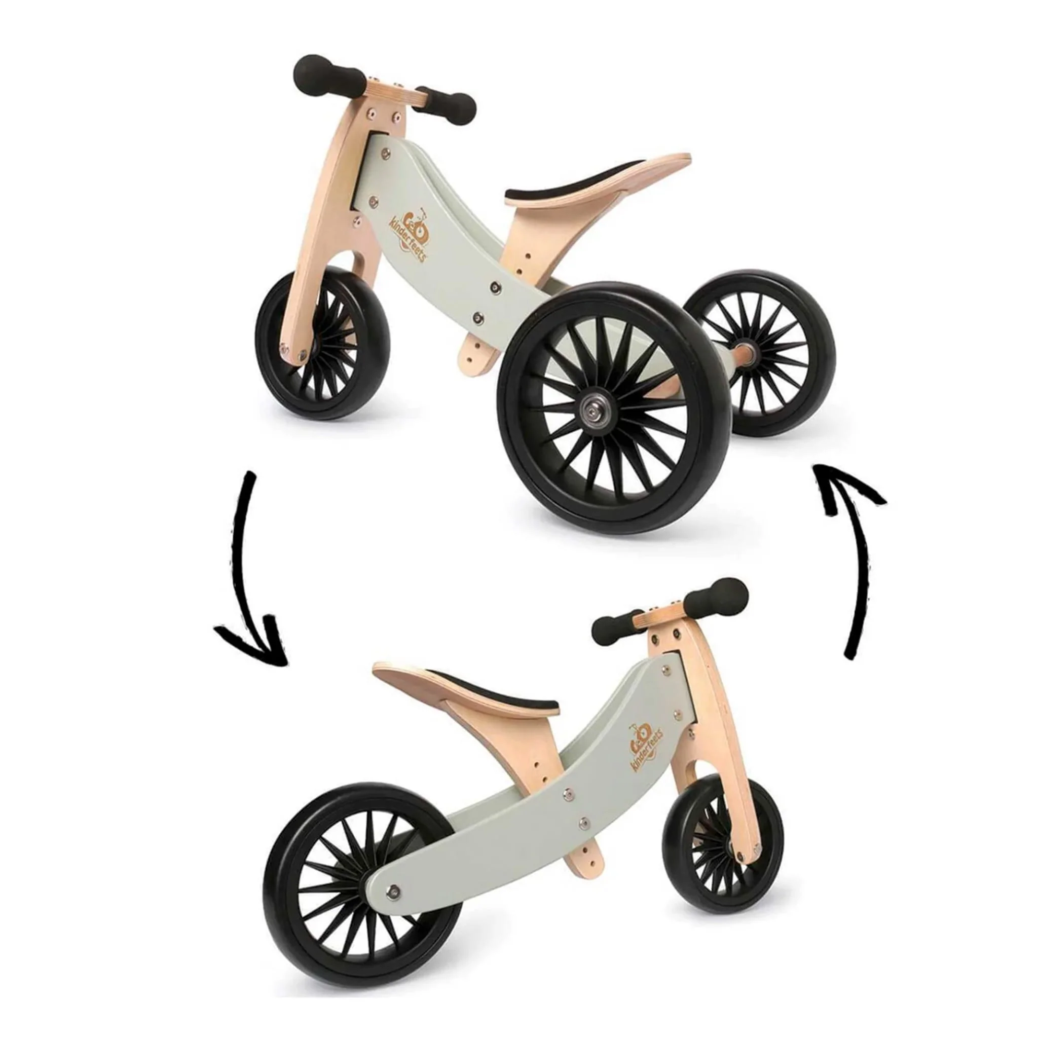 Vélo d'Équilibre 2 en 1 Tiny Tot- Crème - Image 4