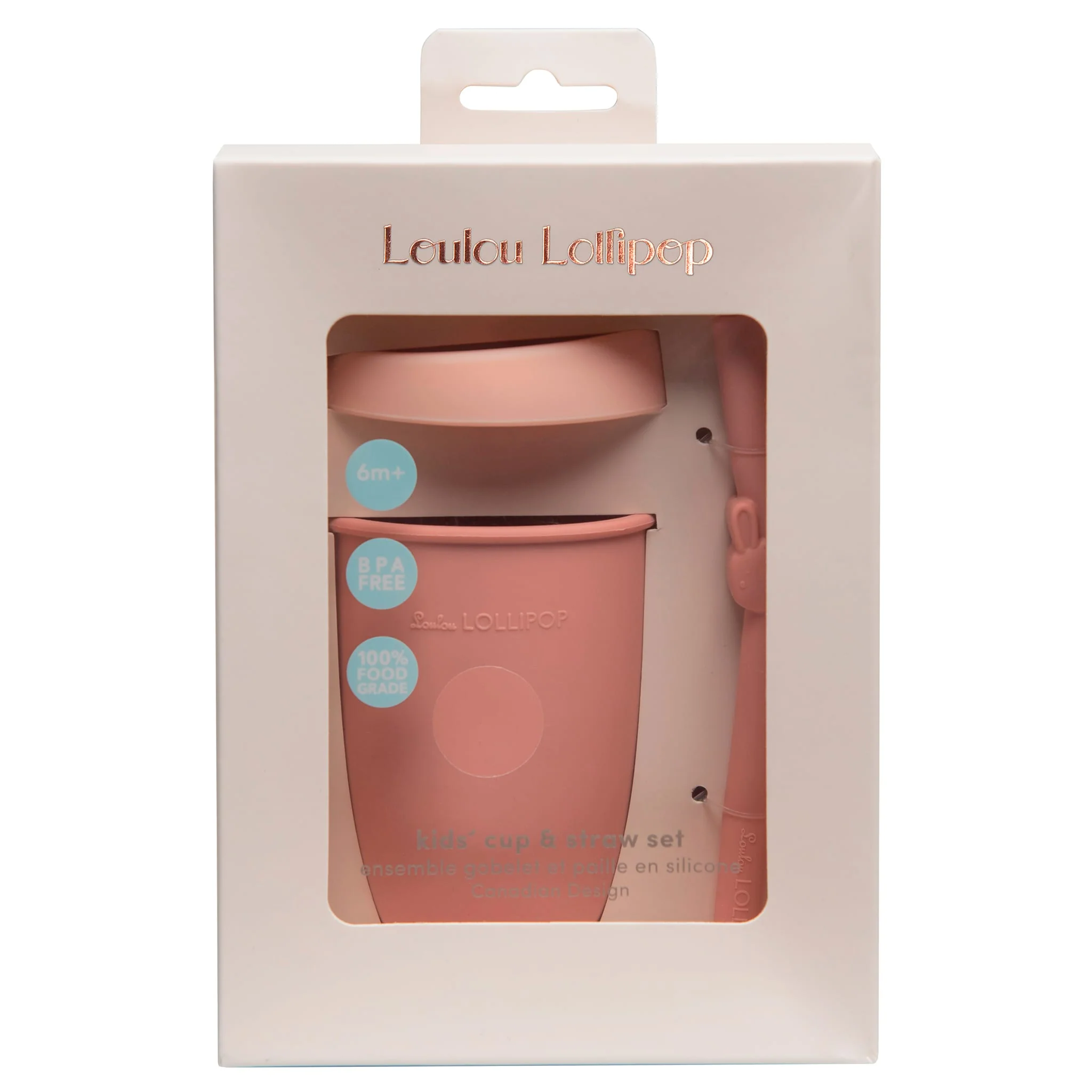 Gobelet en Silicone avec Couvercle et Paille - Lapin - Image 5