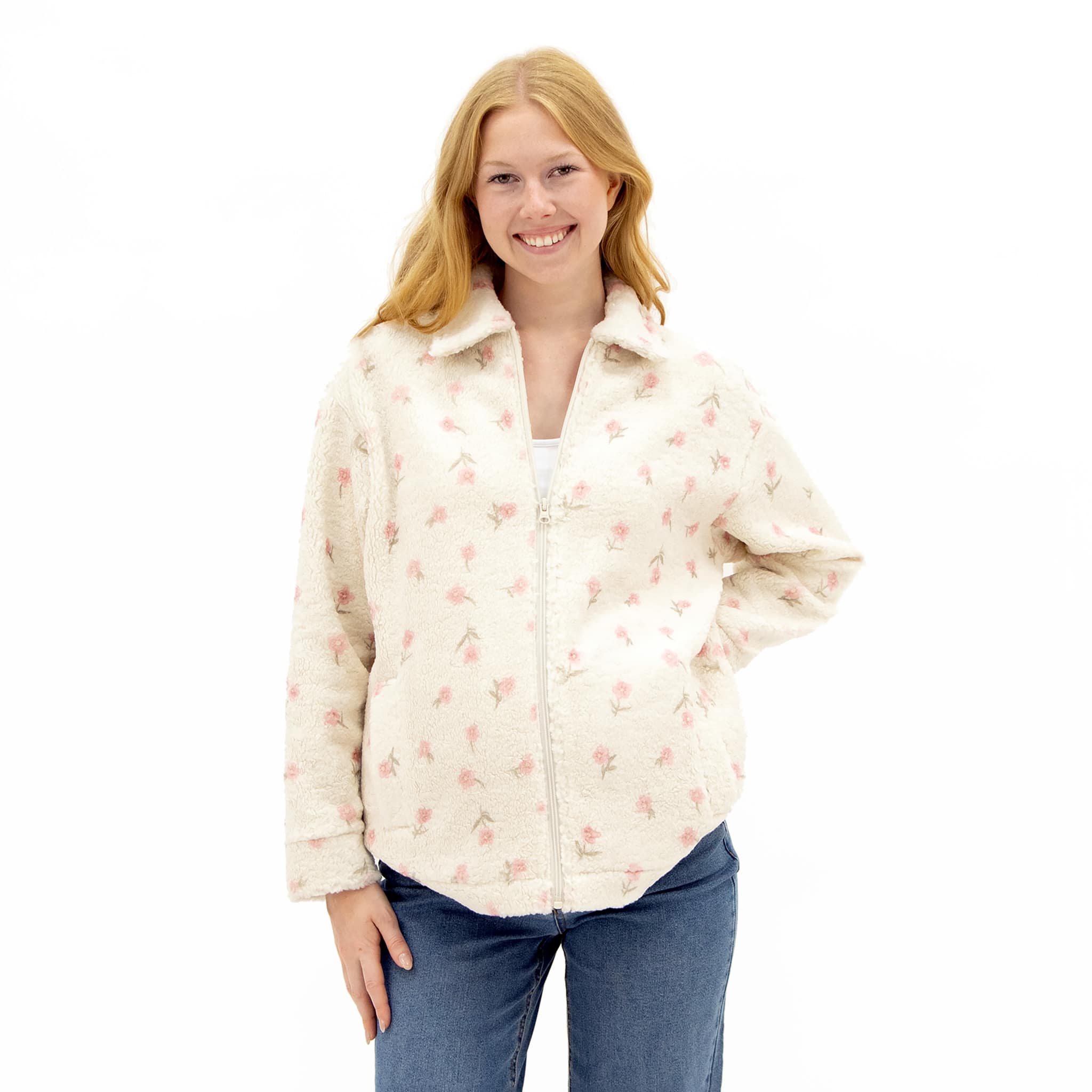 Veste Sherpa Florale - Image 2