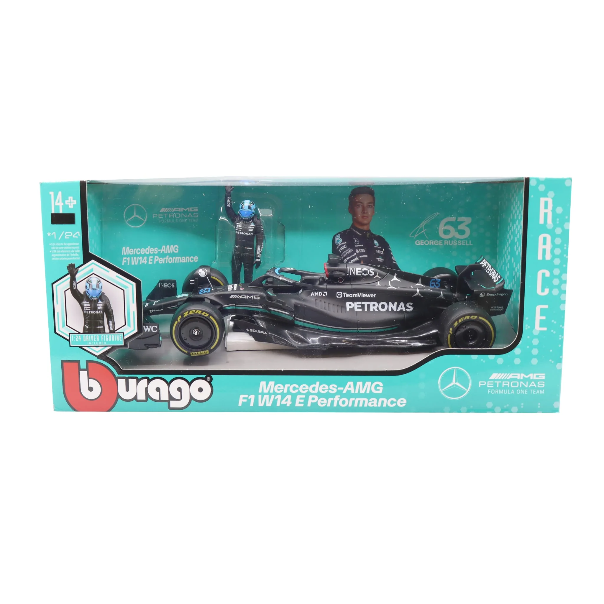 Race F1® Mercedes-AWG W14 E Performance - Voiture et Figurine